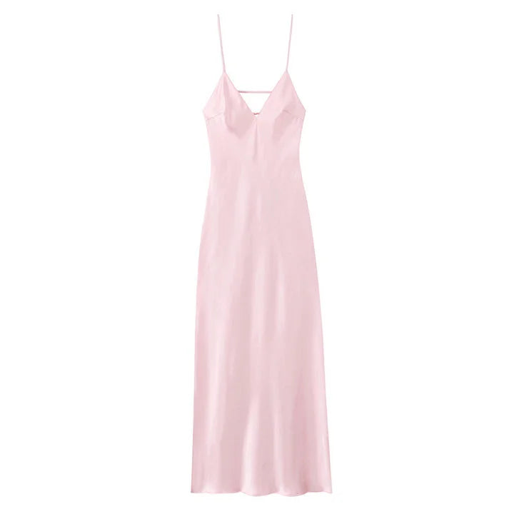 Vibrant Elegance Backless Sling Dress™