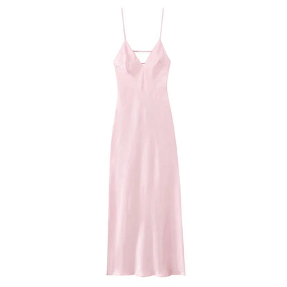 Vibrant Elegance Backless Sling Dress™
